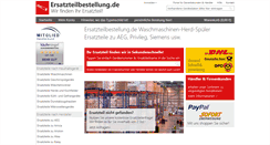 Desktop Screenshot of ersatzteilbestellung.de